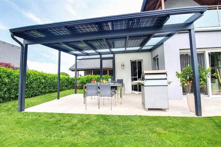Pergola solaire photovoltaïque